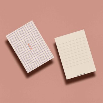 Weihnachtskarte Ho Ho Ho grid