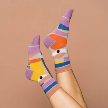 nice socks ARTIST edition - Thomas Heinz lilac