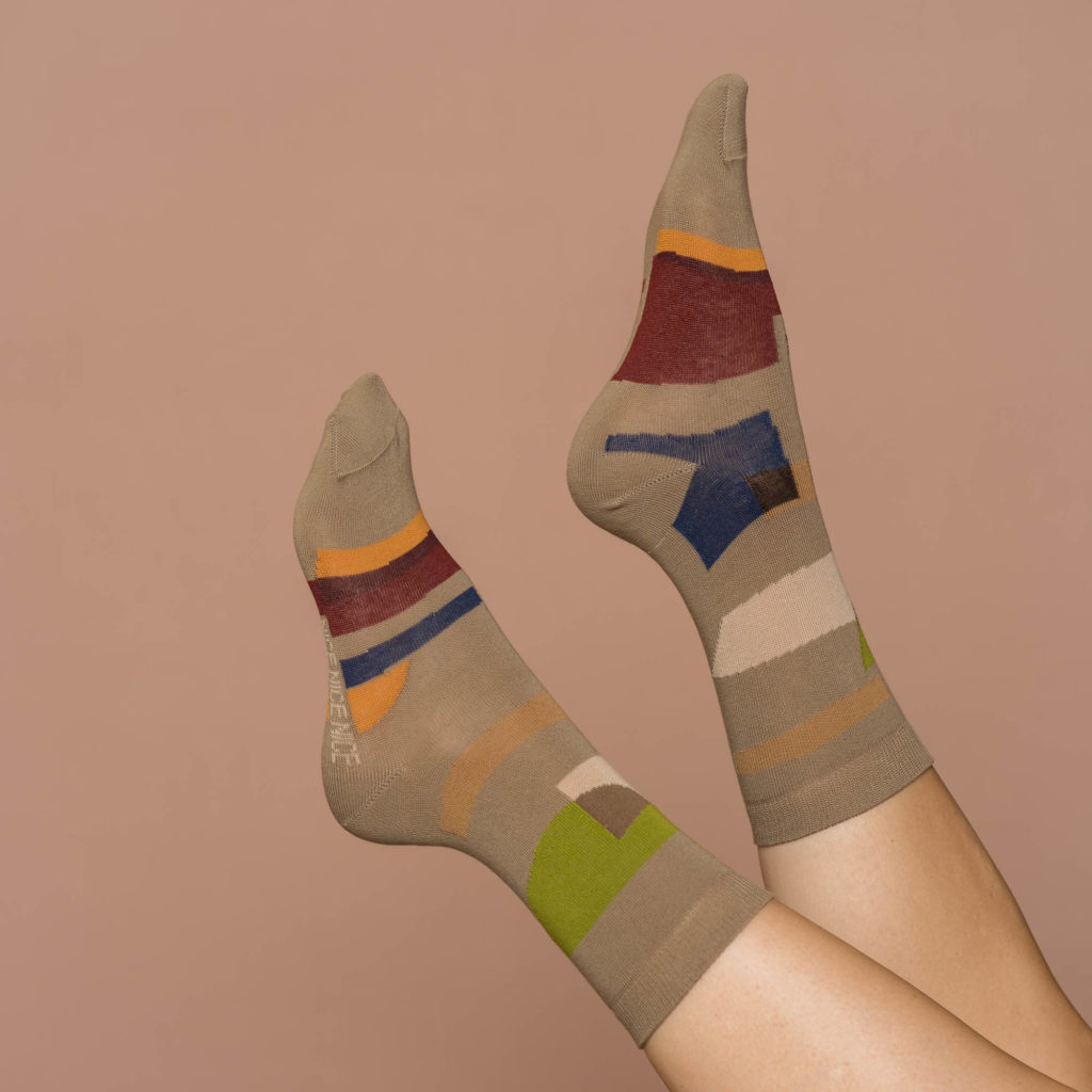 nice socks shades - brown