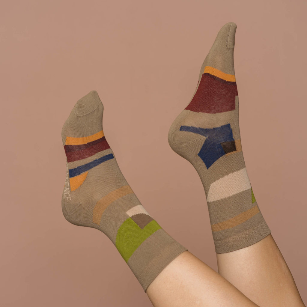 nice socks shades - brown