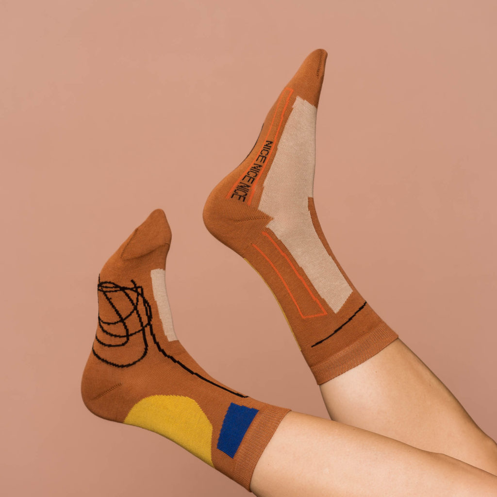 nice socks Kritzel - brown