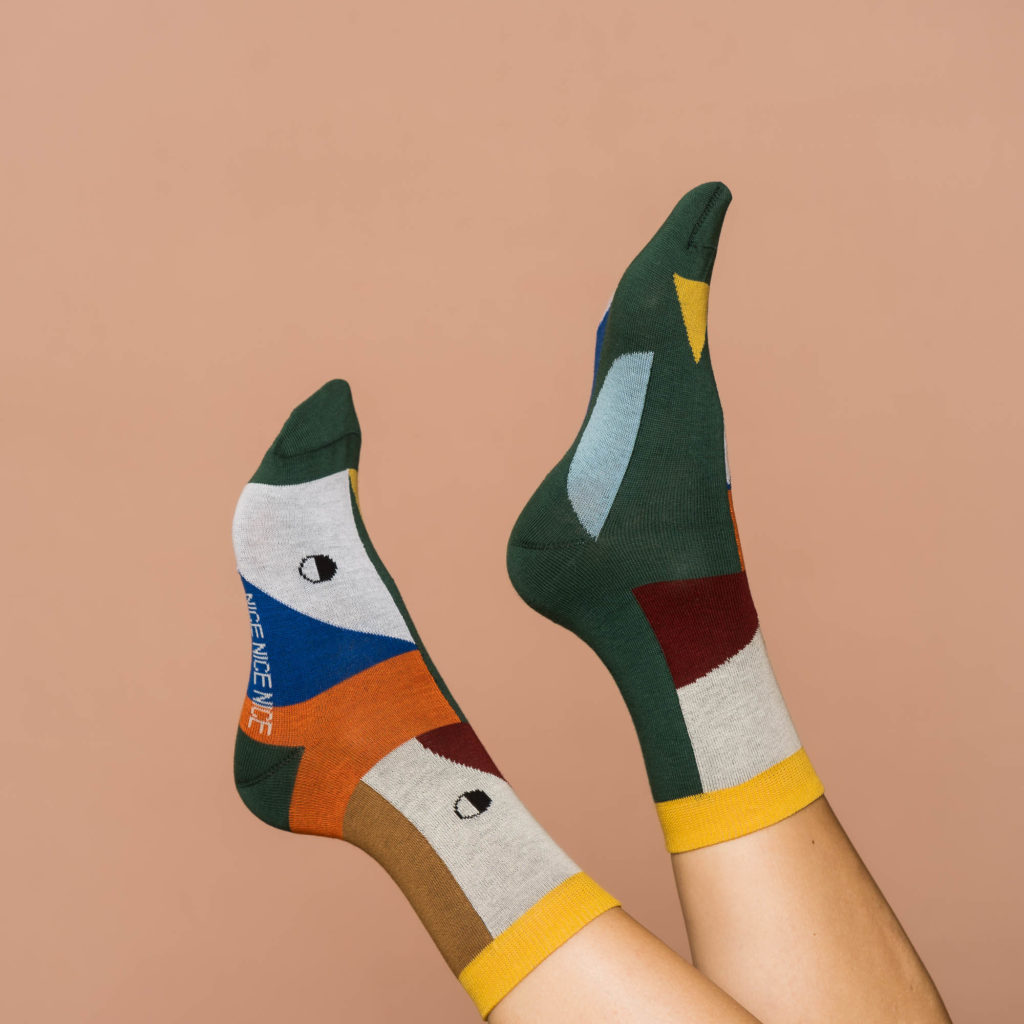 nice socks lookilook - green