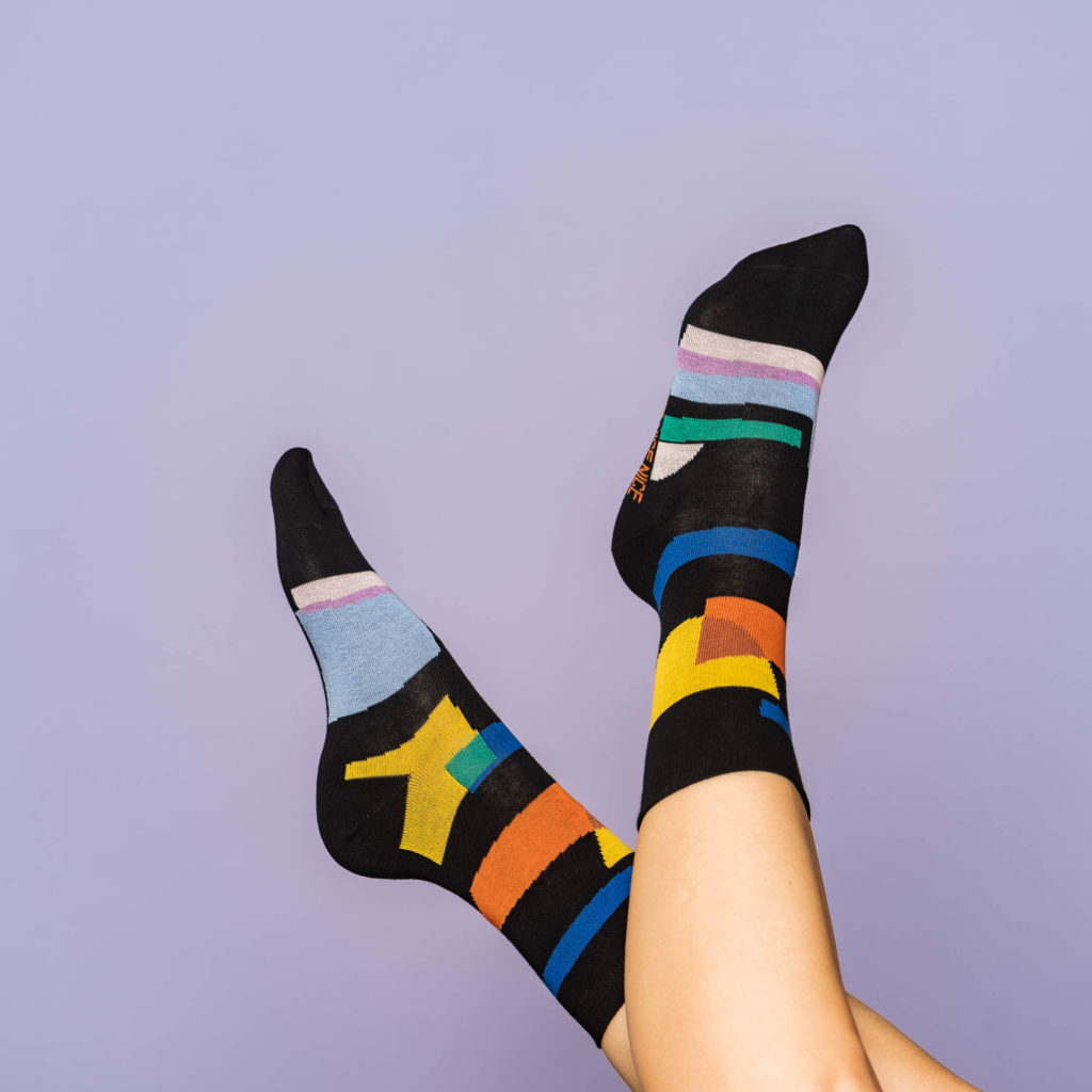 nice socks shades - black