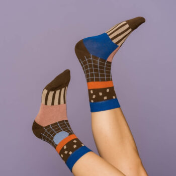 nice socks pattern - brown