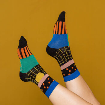nice socks pattern - black