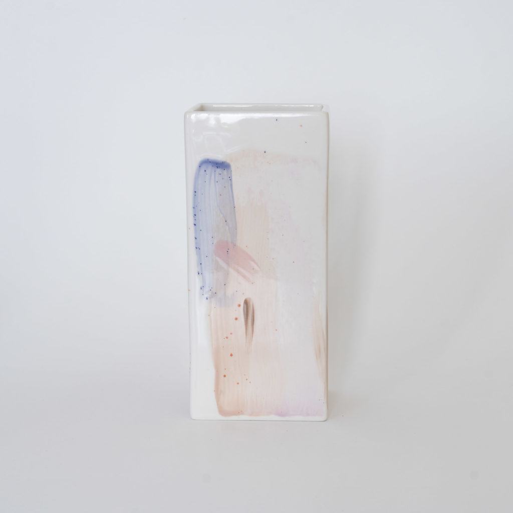 Vase eckig blush