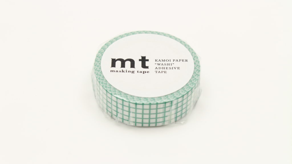 masking tape - grid emerald