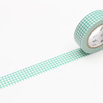 masking tape - grid emerald
