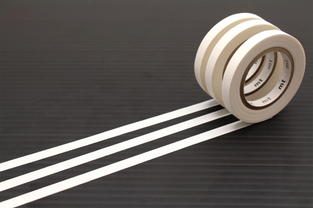 masking tape - slim 3er matt weiß