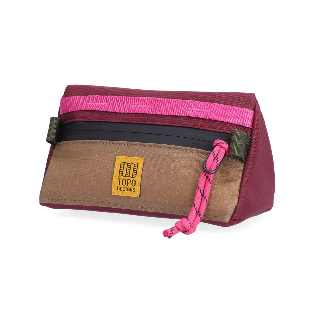 Bike Bag Mountain mini - Fahrradtasche - burgundy / dark khaki