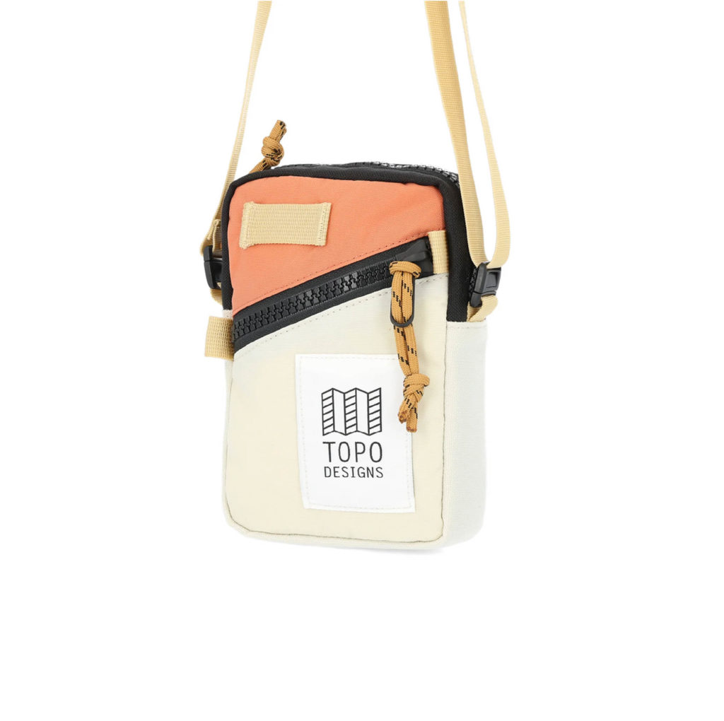 mini shoulder bag - bone white / coral
