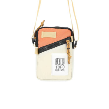 mini shoulder bag - bone white / coral
