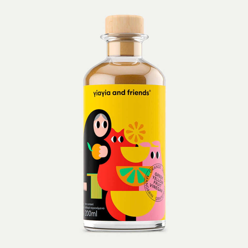 yiayia Greek yellow fruit vinegar - 200ml