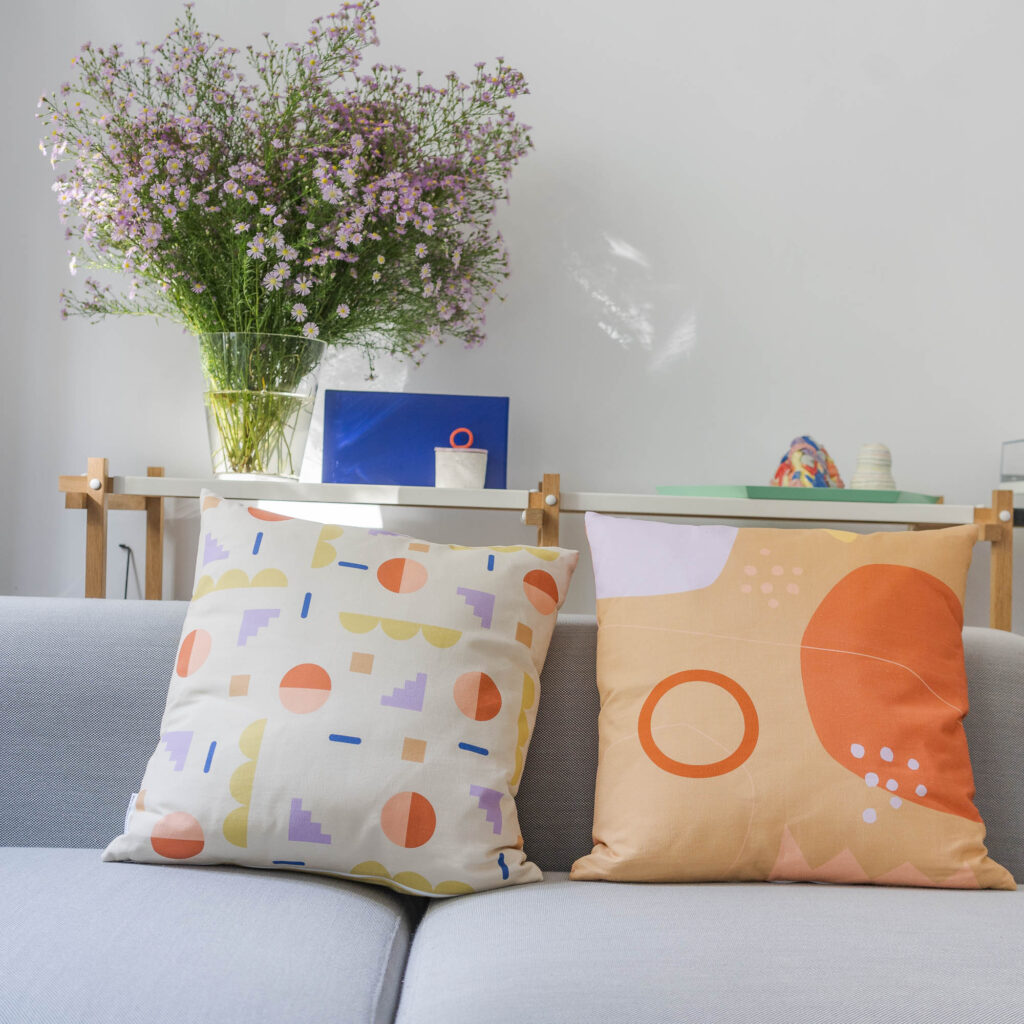 Kissen shapes rose lilac - 50x50