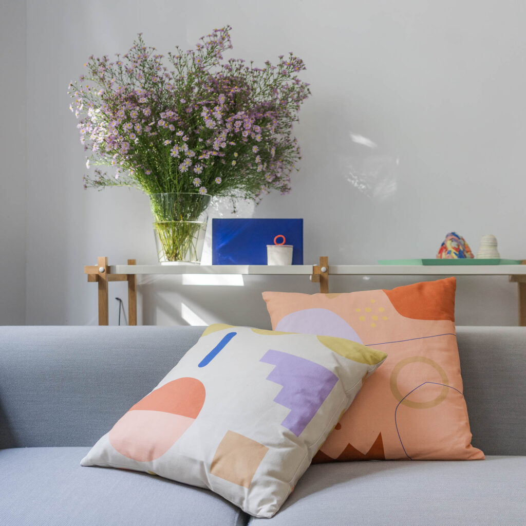 Kissen shapes rose lilac - 50x50