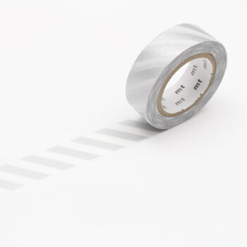 masking tape - stripe diagonal silver