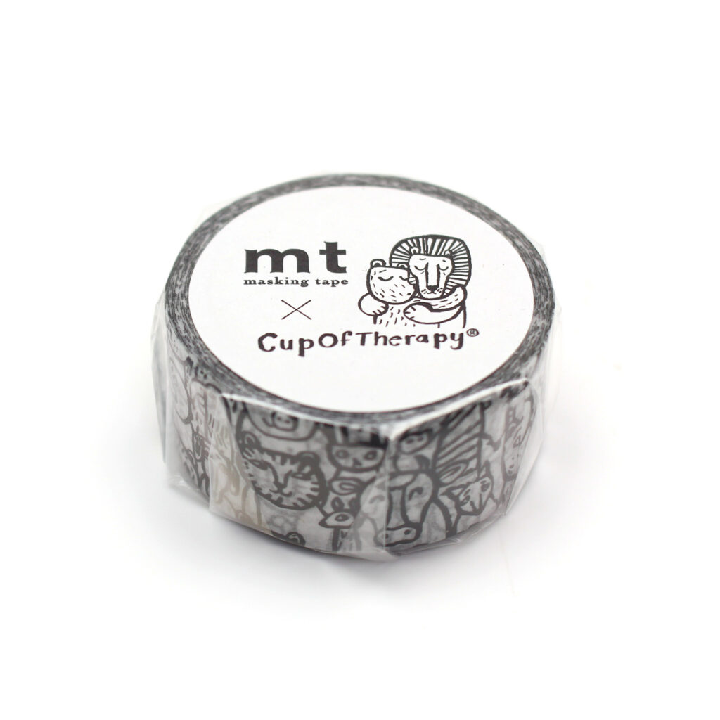 masking tape - cup of therapy animals