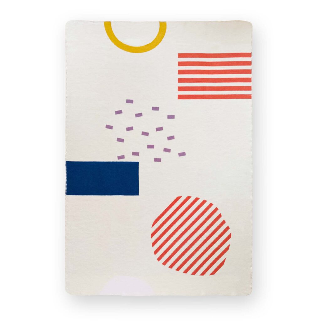Decke Form - 220x150cm - Biobaumwolle