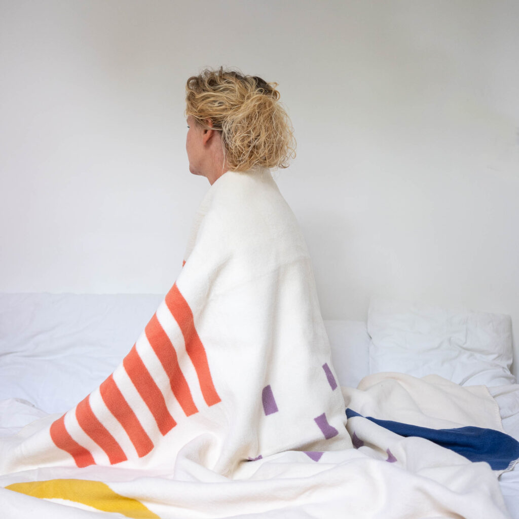 Decke Form - 220x150cm - Biobaumwolle