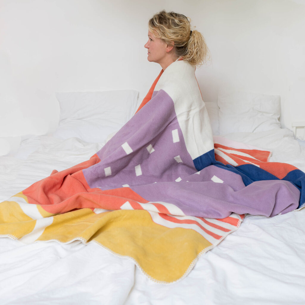 Decke Form - 220x150cm - Biobaumwolle