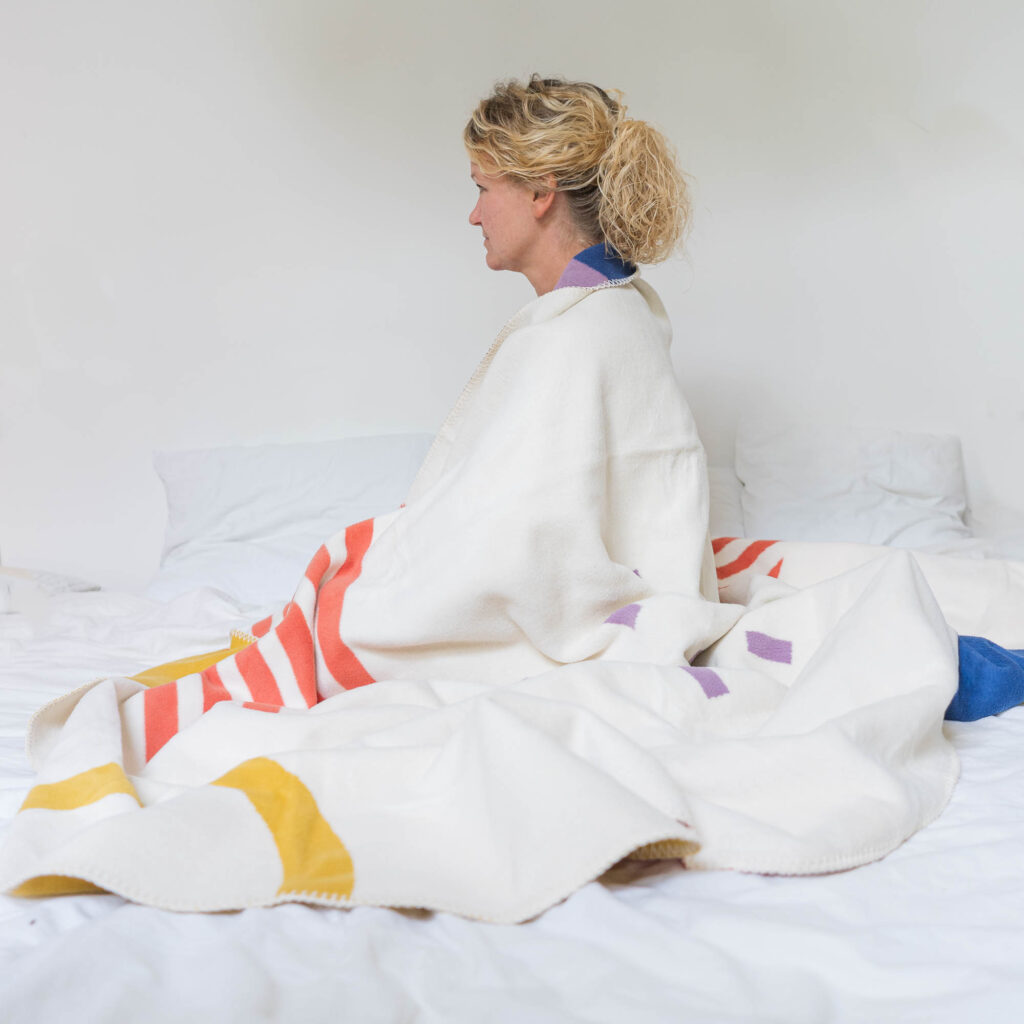 Decke Form - 220x150cm - Biobaumwolle