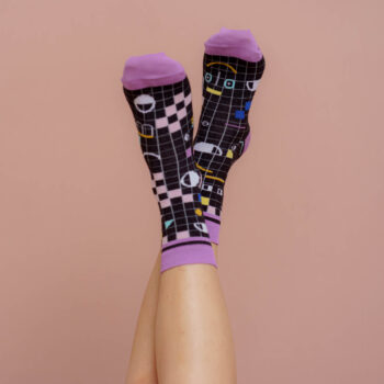 nice socks ARTIST edition - Franca Neuburg black