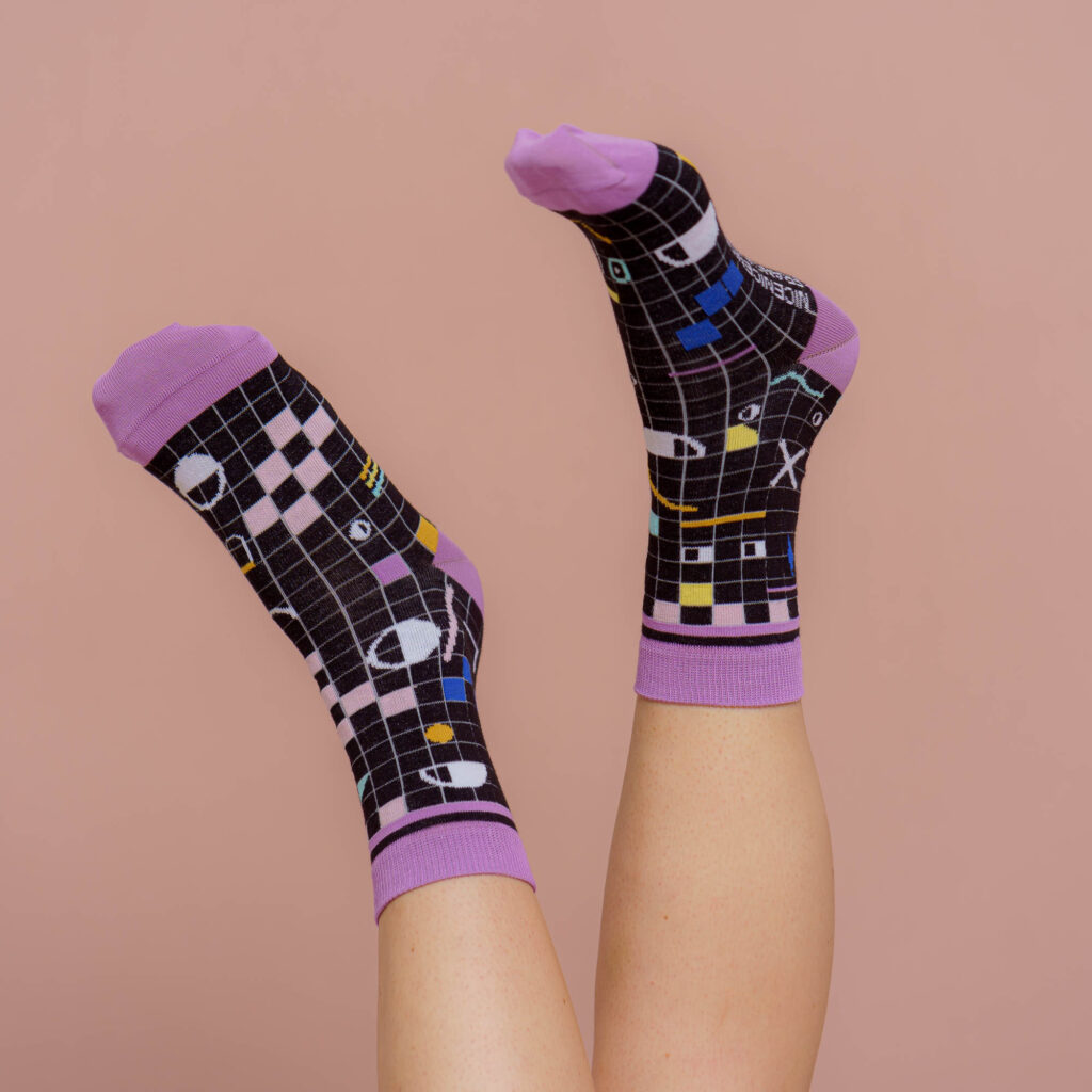 nice socks ARTIST edition - Franca Neuburg black