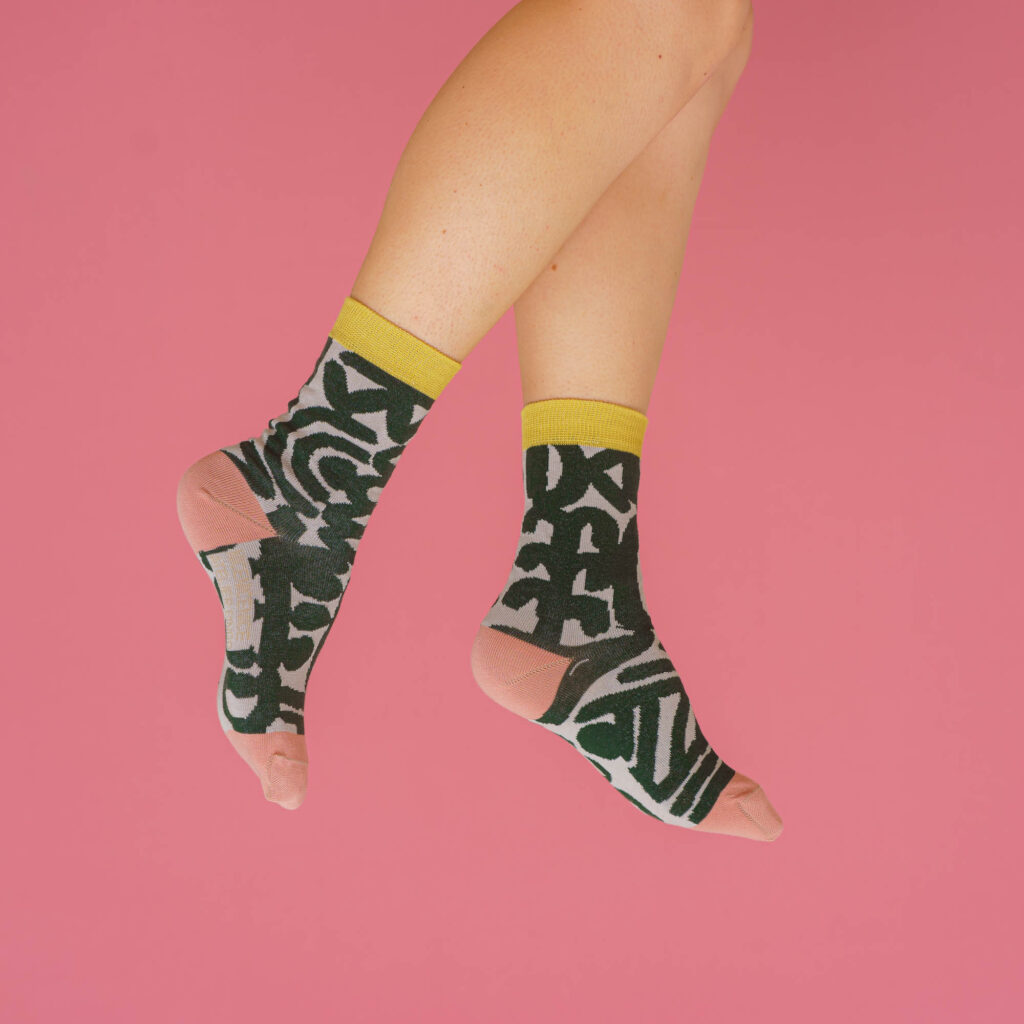 nice socks ARTIST edition - Atelier Bingo rose