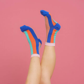 nice socks vertical stripes - summer