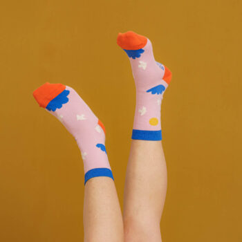 nice socks ARTIST edition - Myriam Van Neste rose