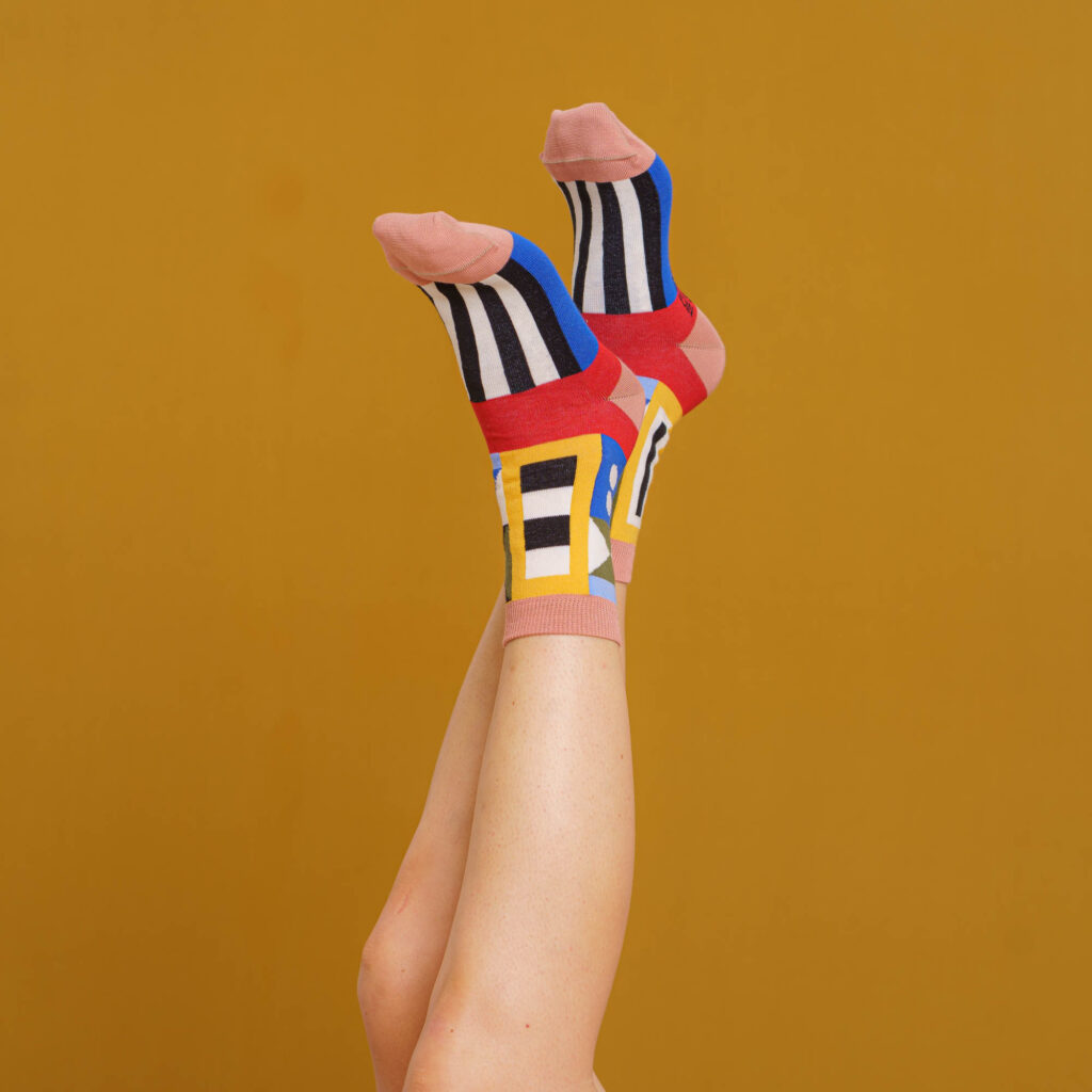 nice socks ARTIST edition - Ottoiram rose yellow