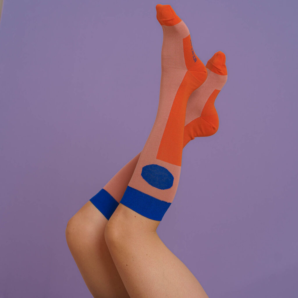 Kniestrümpfe minimal - coral
