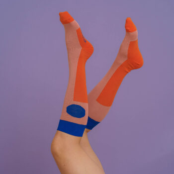 Kniestrümpfe minimal - coral