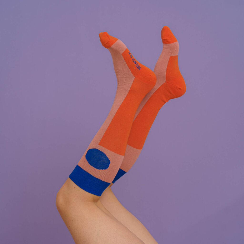 Kniestrümpfe minimal - coral