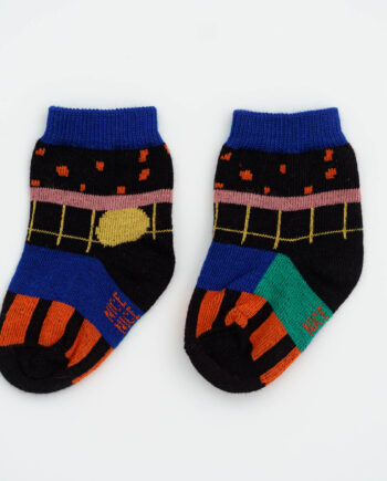 Baby-Kindersocken pattern black