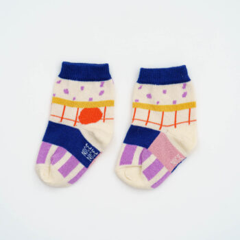 Baby-Kindersocken pattern creme