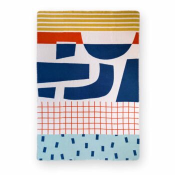 Decke pattern II - 220x150cm - Biobaumwolle