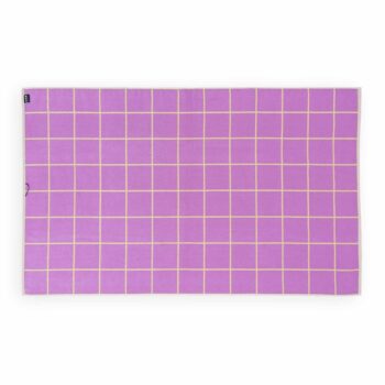 Badetuch Raster lila - 165x100