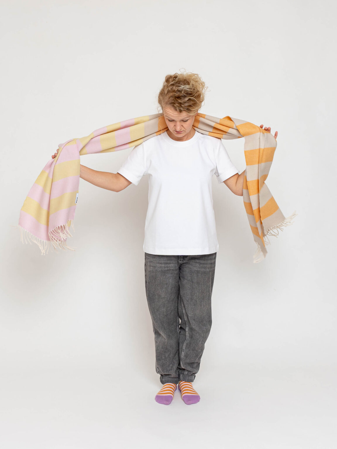 nice Merino Schal stripes - No 4