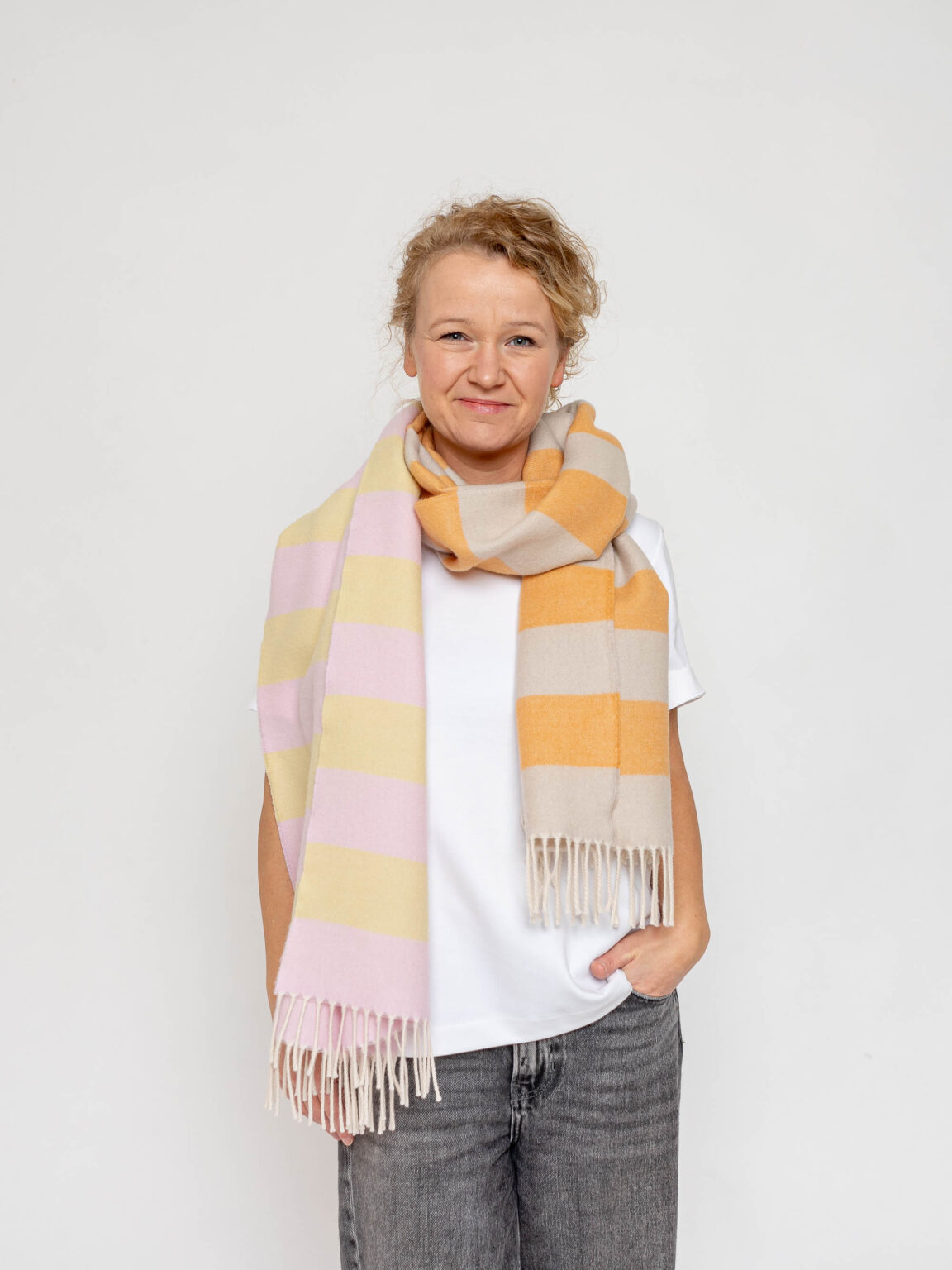 nice Merino Schal stripes - No 4