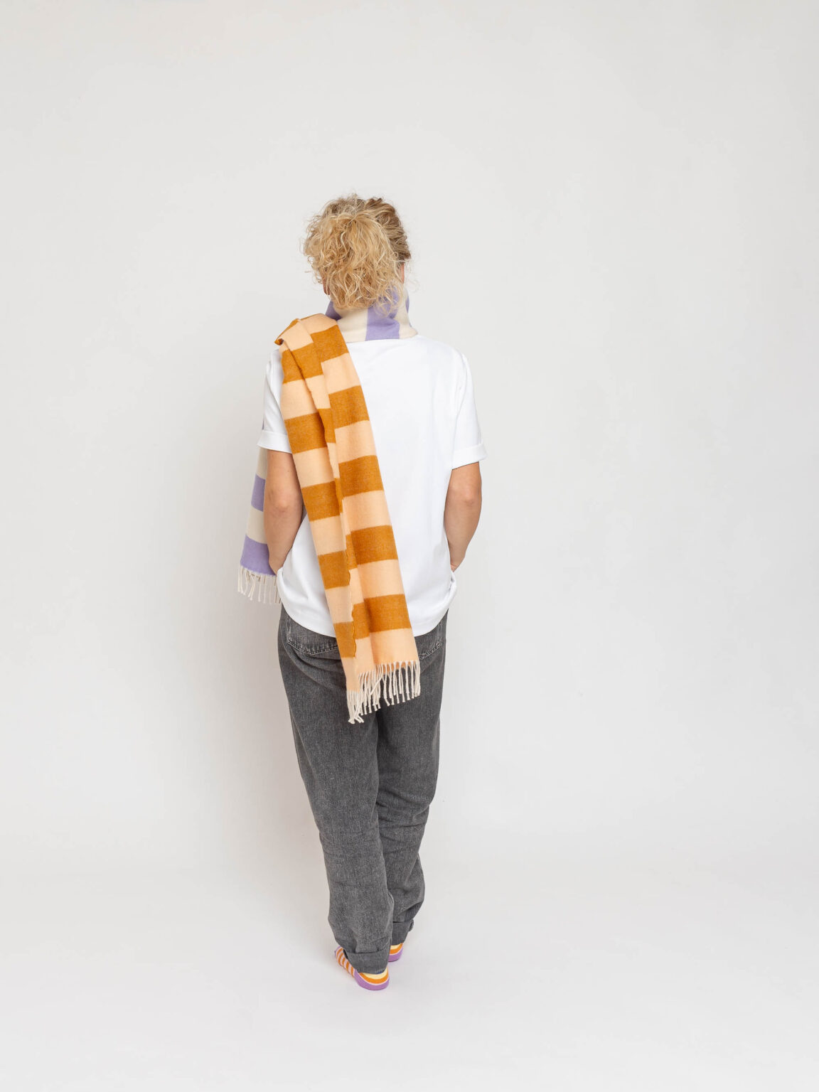nice Merino Schal stripes - No 7
