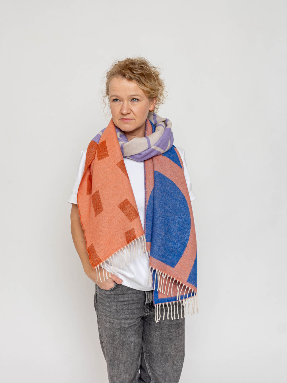 nice Merino Schal pattern shapes - No 1