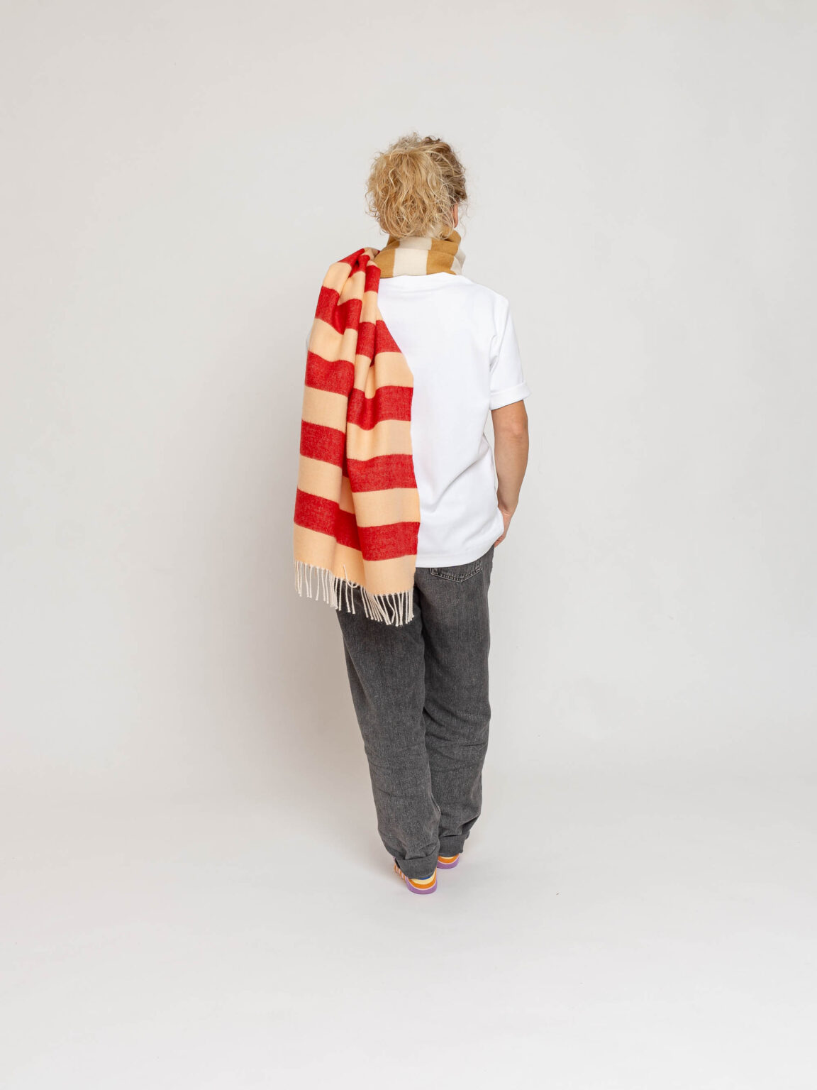 nice Merino Schal stripes - No 8