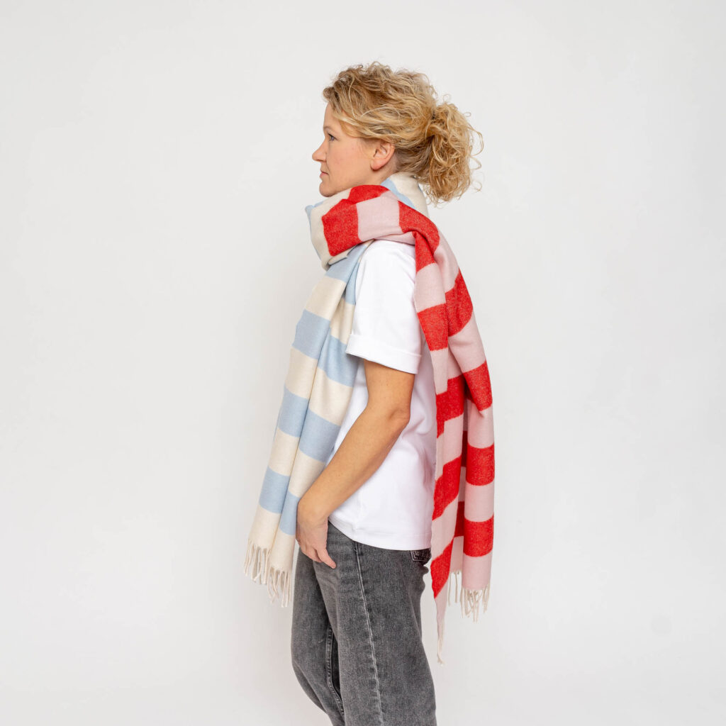 nice Merino Schal stripes - No 5