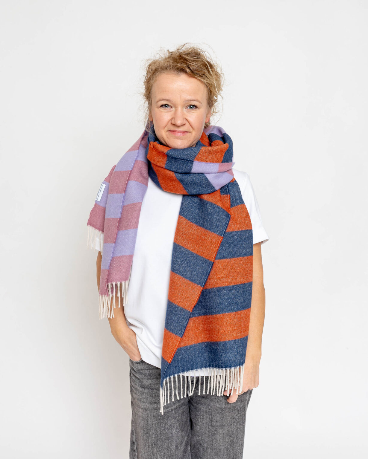 nice Merino Schal stripes - No 1