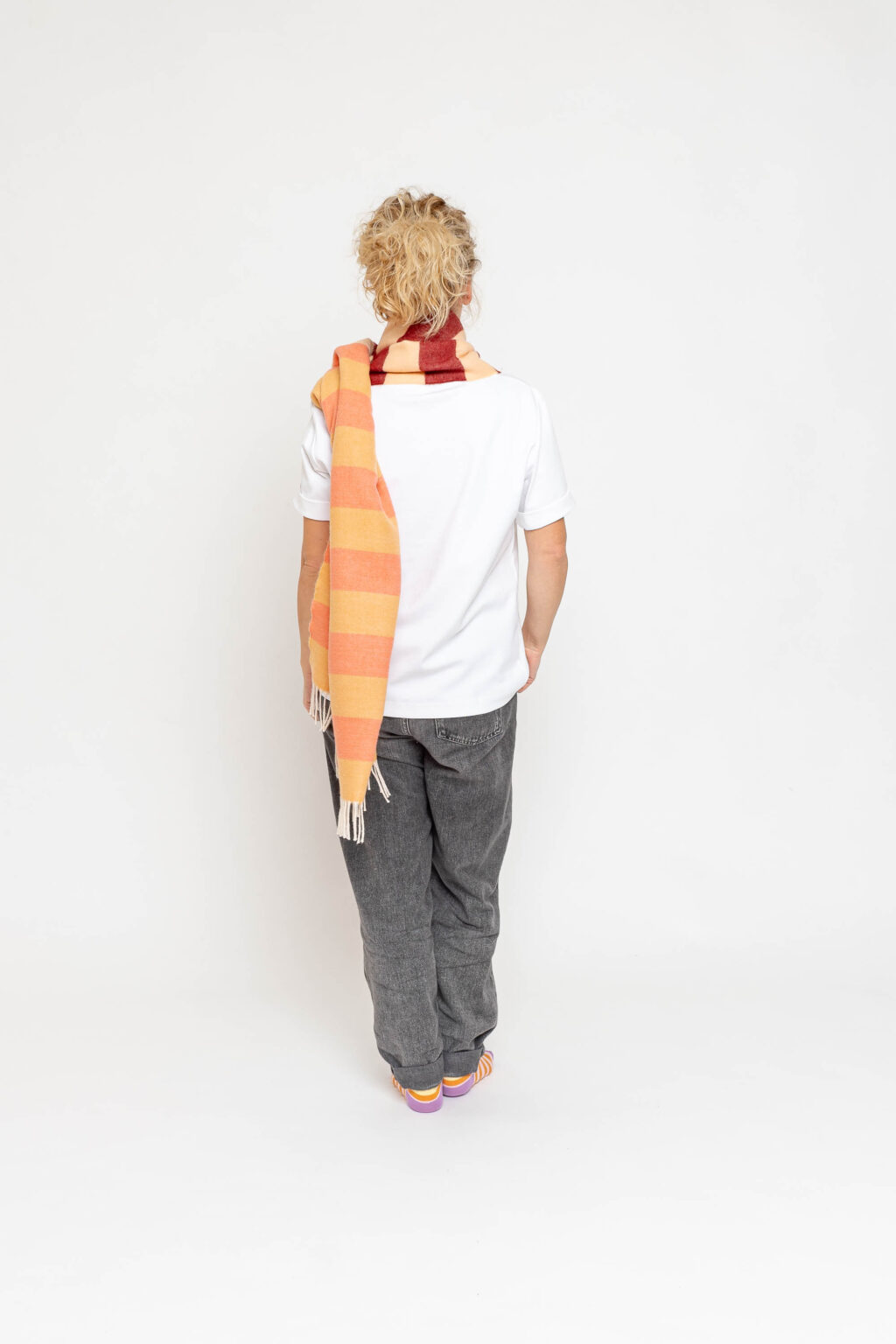 nice Merino Schal stripes - No 6