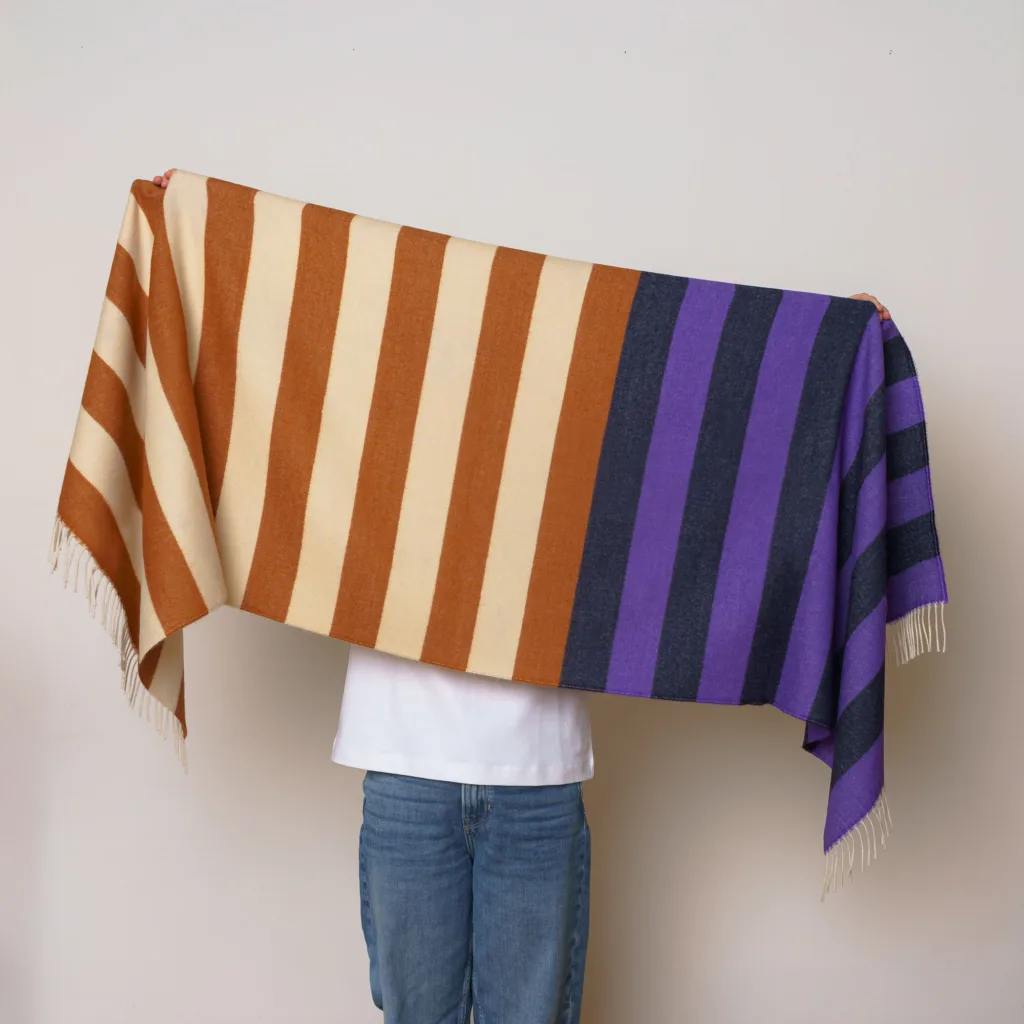 nice Merino Schal stripes - No 2