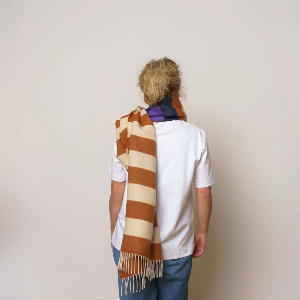 nice Merino Schal stripes - No 2