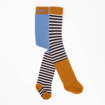 Baby- und Kinder Strumpfhose stripes - lilac orange