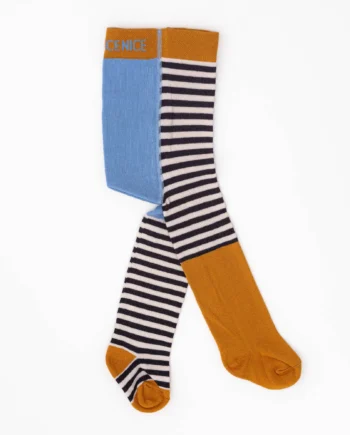Baby- und Kinder Strumpfhose stripes - lilac orange